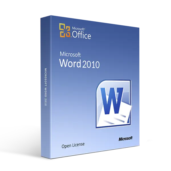 Microsoft Word 2010 Open License